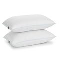 Decorative Plump Classic Stripe Bed Pillows Standard / Queen Size Set Of 2, Enhanced Loft Plush Pillow for All Sleep Positions, 20" x ... - Decorative Throw Pillow Cushion for Sofa & Bed - Default Title