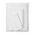 Breathable Luxury 4-Piece 300 Thread Count White Cotton Blend Percale Bed Sheet Set, Queen - Cooling Hotel Quality Bedding Sheets and Pillowcases - Default Title
