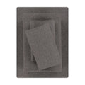 Premium Egyptian Cotton Cotton Rich Extra Soft Jersey Bed Sheet Set, Queen, Charcoal, 4 Pieces - Breathable Egyptian Cotton Flat & Fitted Sheets - Default Title