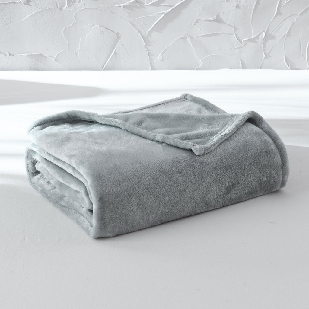 Super Soft Flannel Super Soft Plush Blanket, Gray, Twin, Adult/Teen - Super Soft Reversible Sherpa Flannel Blanket - Default Title
