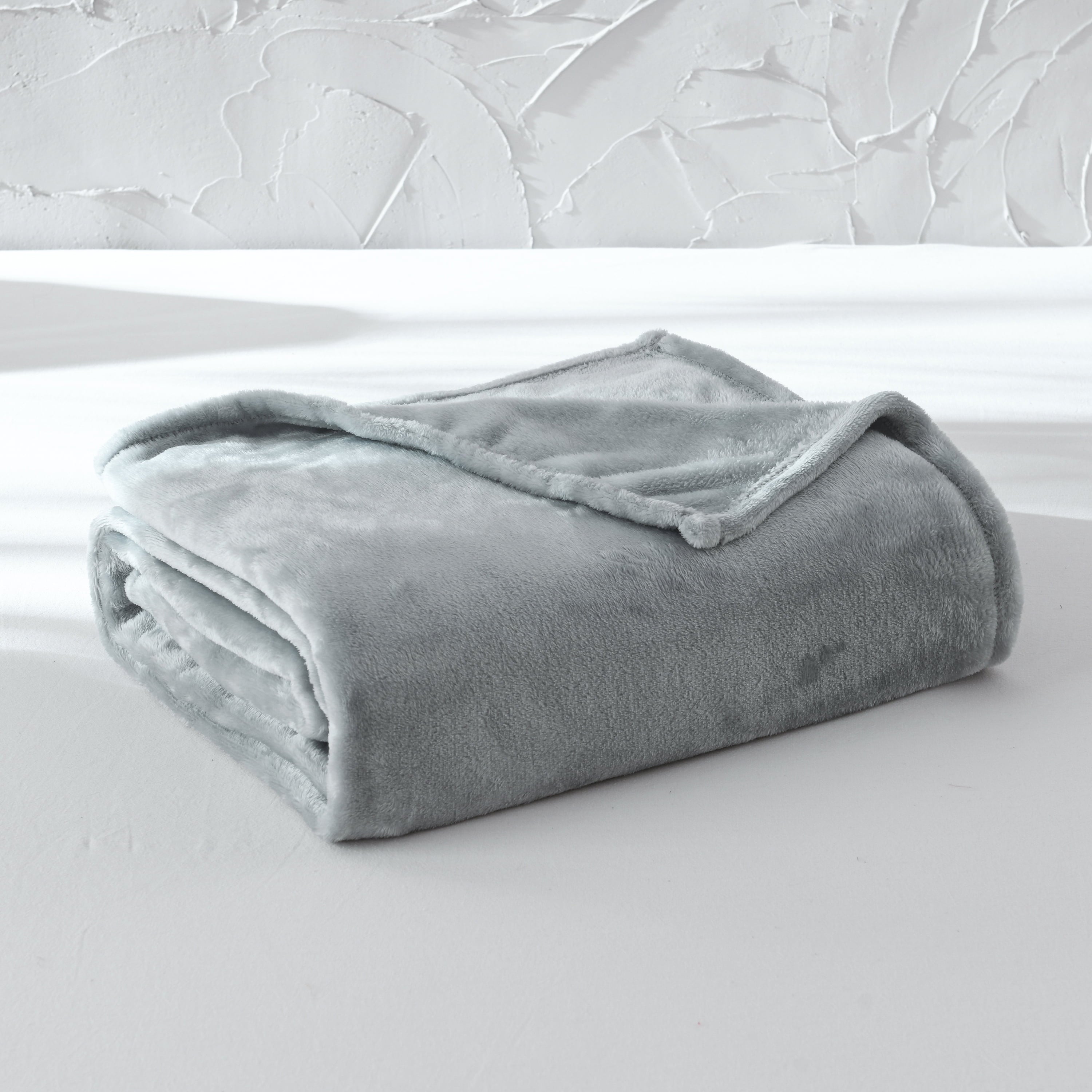 Super Soft Flannel Super Soft Plush Blanket, Gray, Twin, Adult/Teen - Super Soft Reversible Sherpa Flannel Blanket - Default Title