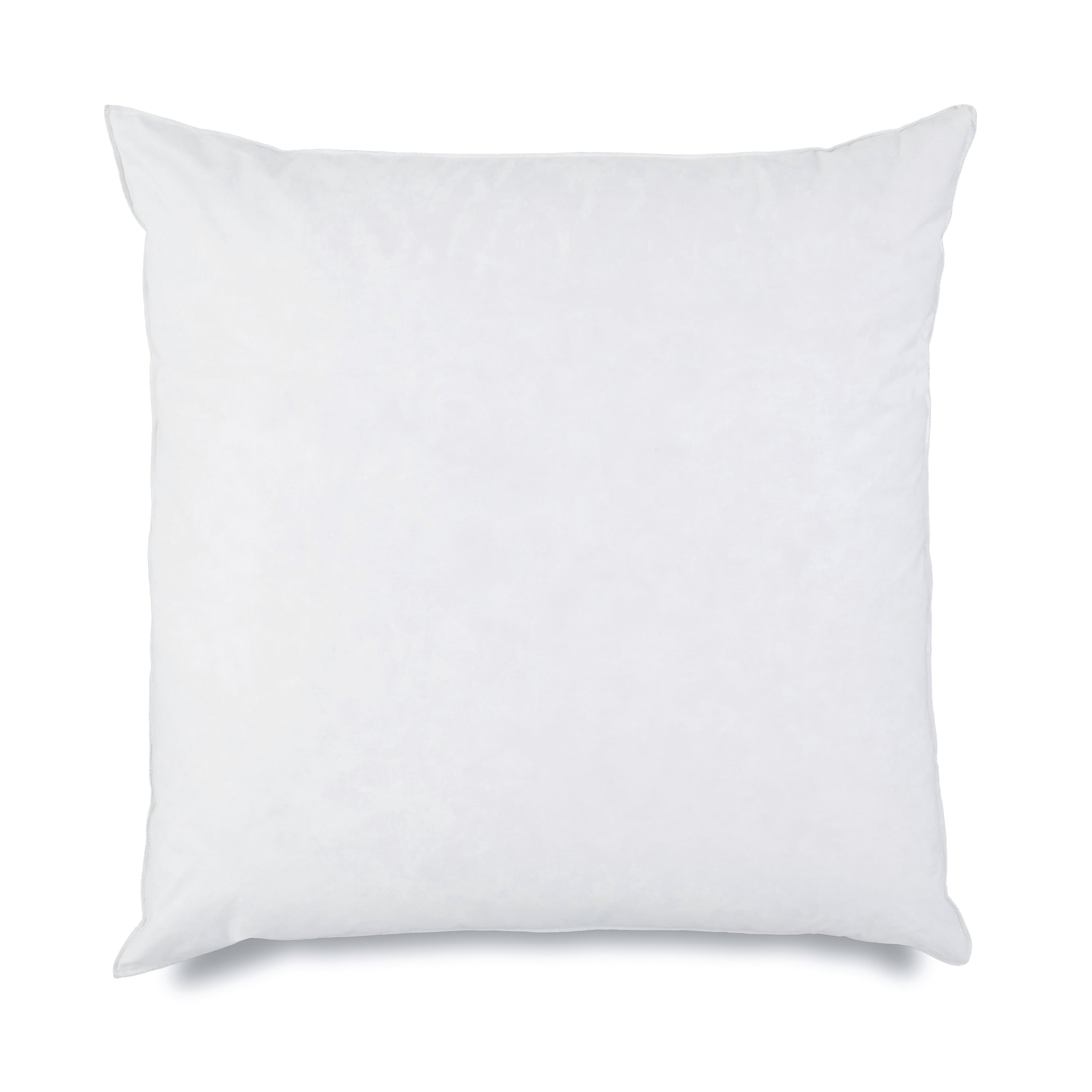Decorative Plump Down Alternative White Euro Pillow Insert 26x26 – Soft & Durable - Orthopedic Shredded Foam Bed Pillow Set - Default Title