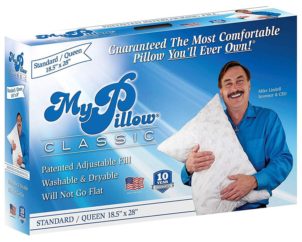 Fluffy Shredded Foam Queen Size Bed Deep Sleep Pillow, White Medium Fill - Decorative Throw Pillow Cushion for Sofa & Bed - Default Title