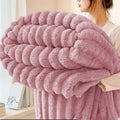 Super Soft Flannel Faux Fur Throw Blanket for Couch, Soft and Thick Double Layer Throw Blanket, Lightweight Plush Fuzzy Luxury Winter Bl... - Lightweight Plush Warm Blanket for All Seasons - Default Title