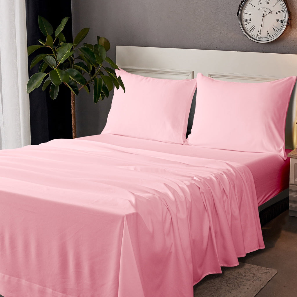 Ultra-Soft Microfiber Bed Sheets Set - 1800 Series Soft Sheet Set- 3 Piece - Twin XL - Pink - Cooling Hotel Quality Bedding Sheets and Pillowcases - Default Title
