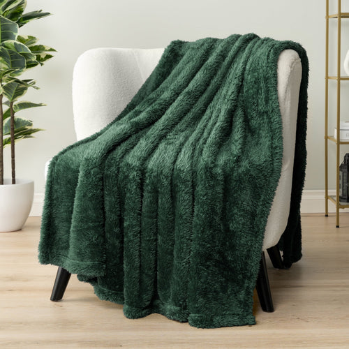 Cozy Fleece Sherpa Throw Blanket For Couch Sofa, Emerald Green Fluffy Warm Plush Blanket for Bed, Cozy Super Soft Lightweight Thr... - Lightweight Plush Warm Blanket for All Seasons - Default Title
