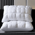 Decorative Plump Queen Size Bed Pillows Set of 2, Hotel Quality, Down Alternative Gusseted Bed Pillows for Side, Back, or Stomach Slee... - Decorative Throw Pillow Cushion for Sofa & Bed - Default Title