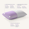 Hotel Collection Harmony Pillow Standard, Tall - 360º Grid Hex Technology, Hypoallergenic - Decorative Throw Pillow Cushion for Sofa & Bed - Default Title