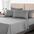 Cooling Sateen Queen Size Sheet Set - Breathable & Cooling Bed Sheets, Hotel Luxury Bed Sheets for Sleepers, Soft & Wrinkle Free She... - Premium Ultra-Soft Pillowcase Pair for Sleeping - Default Title