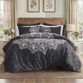 Hypoallergenic Cloud Queen Comforter Set, Bedding Comforter Set Queen Size W/ Side Pockets, Black, 9 Pieces - Cloud-Like Soft Lightweight Bed Comforter - Default Title