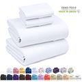 Breathable Luxury Set - Luxurious Silky Soft Microfiber Bedding - Cozy & Comfy - 15 inch Deep Pocket (Fits up to 17") Hotel Bed - 4 Pcs... - Luxury Bed Sheet Set with Deep Pockets - Default Title