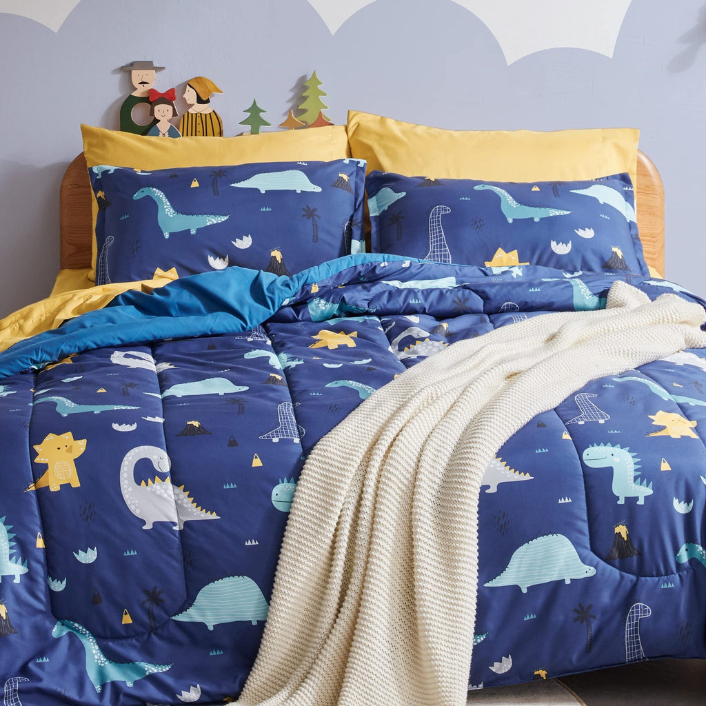 Fluffy Down Alternative Kids Bedding Comforter Set Twin/Twin Xl Size - Super Soft & Cute Printed 2-Piece Comforter Set All Seasons for Boys, ... - All-Season Down Alternative Comforter Insert - Default Title