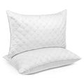 Orthopedic Support Bed Pillows Queen Size Set of 2 Pillows for Bed 2 Pack Cooling Hotel Collection Down Alternative Pillows 20 x 30 inches - Ergonomic Memory Foam Pillow for Neck Pain Support - Default Title
