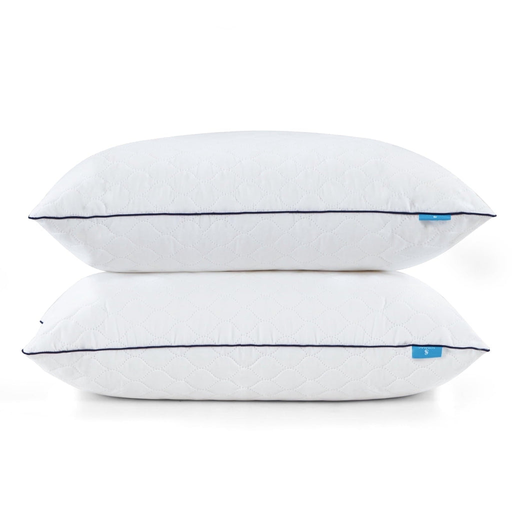 Orthopedic Support Bed Pillows for Sleeping Queen Size 20" x 30" Hypoallergenic Pillow for Side and Back Sleeper Soft Supportive Hotel C... - Decorative Throw Pillow Cushion for Sofa & Bed - Default Title