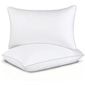 Fluffy Shredded Pillows Queen Size Set of 2, Bed Pillows for Side and Back Sleepers, Soft Down Alternative Pillows, Hotel Quality and... - Ergonomic Memory Foam Pillow for Neck Pain Support - Default Title