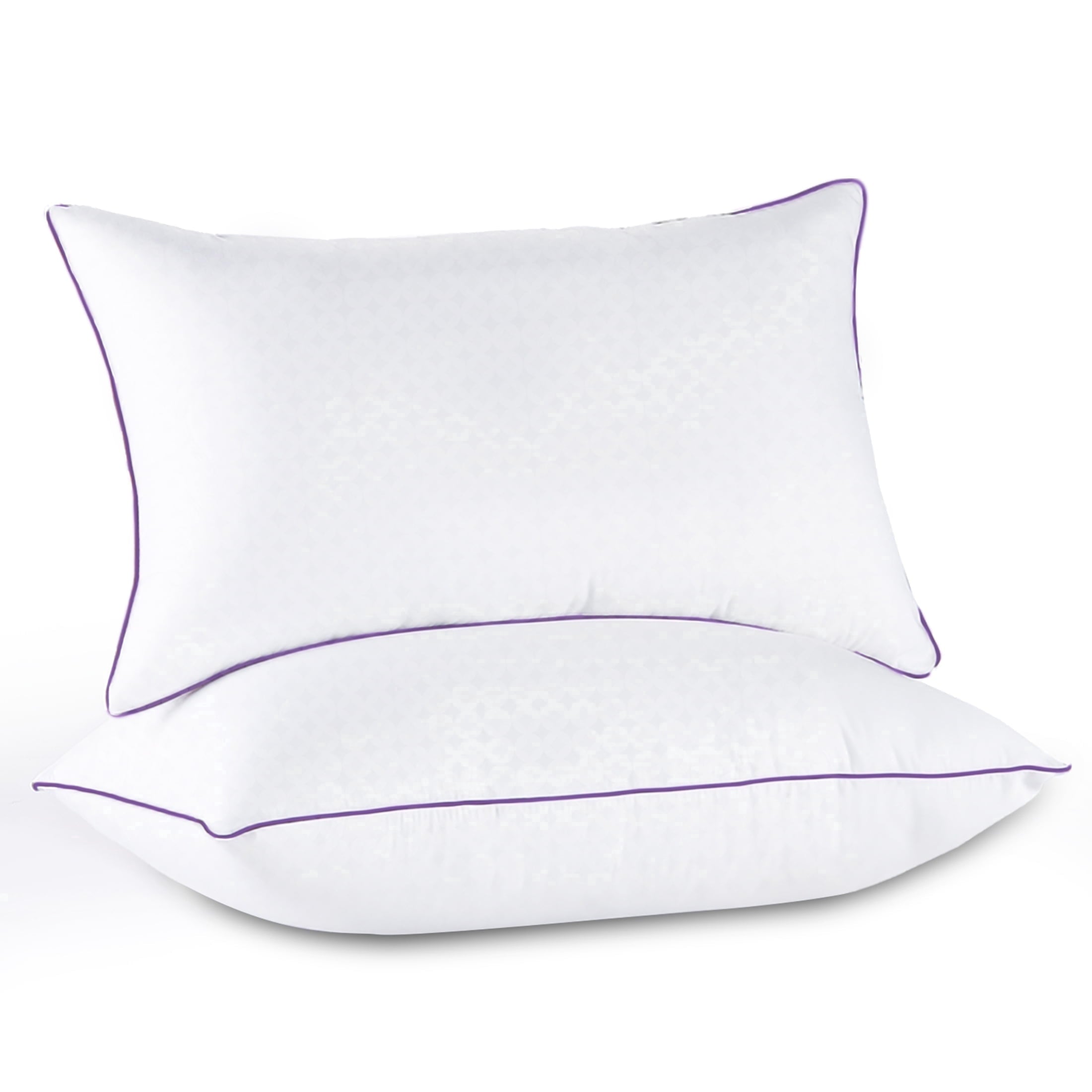 Fluffy Shredded Pillows Standard Size Set of 2, Hotel Down Alternative Sleeping Bed Pillows for Side Back Stomach Sleepers - Hotel Quality Plush Sleeping Pillows - Default Title