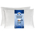 Hotel Collection Huggable Support Bed Pillow, Standard- Soft Velvety Cover, Squishable Comfort (2 Count) - Ergonomic Memory Foam Pillow for Neck Pain Support - Default Title