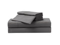Wrinkle-Resistant So Soft 3-Piece Dark Gray Sheet Set, Twin - Cooling Hotel Quality Bedding Sheets and Pillowcases - Default Title