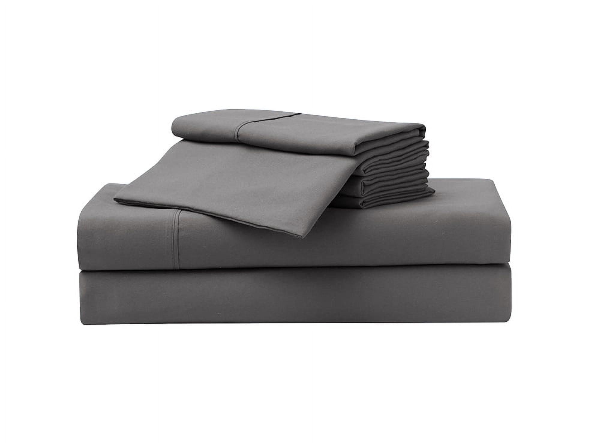 Wrinkle-Resistant So Soft 3-Piece Dark Gray Sheet Set, Twin - Cooling Hotel Quality Bedding Sheets and Pillowcases - Default Title