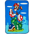 Decorative Knitted Kids Fleece Throw Blanket 46x60, Nintendo - Cozy Fleece Throw Blanket for Couch & Bed - Default Title