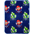 Super Soft Flannel Galaxy Movie Kids Blue Print Fleece Throw Blanket, 46 x 60 - Cozy Fleece Throw Blanket for Couch & Bed - Default Title