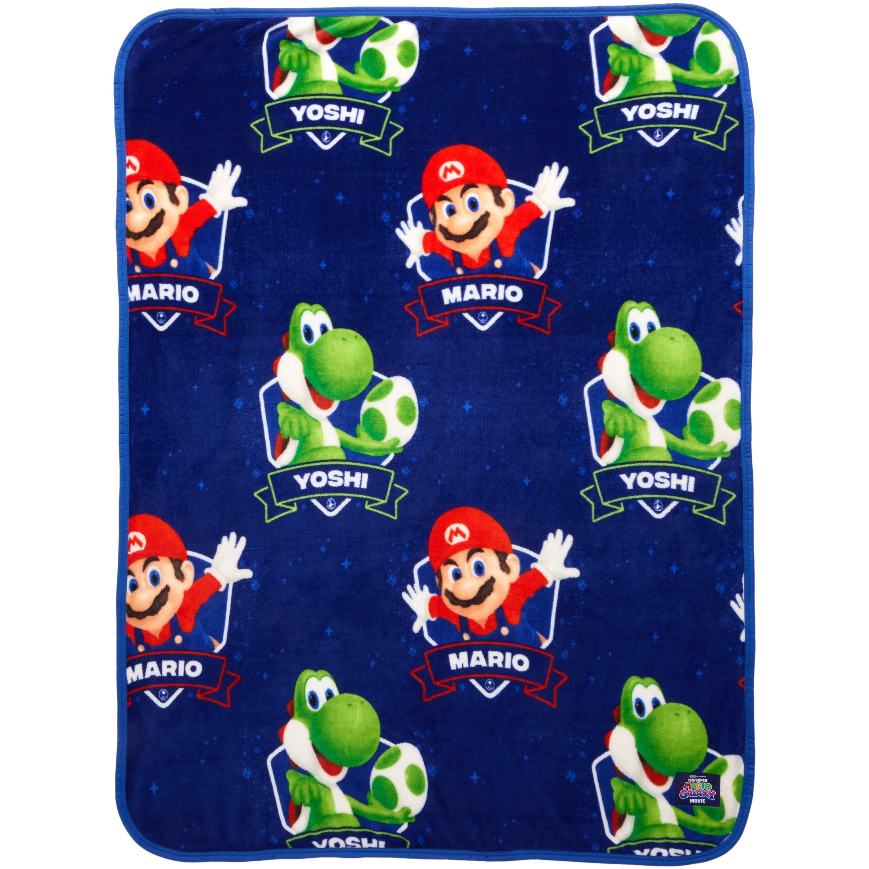 Super Soft Flannel Galaxy Movie Kids Blue Print Fleece Throw Blanket, 46 x 60 - Cozy Fleece Throw Blanket for Couch & Bed - Default Title