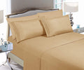 Breathable Luxury Super Soft 1500 Premier Hotel Collection Sheet set, Queen, Gold - Premium Ultra-Soft Pillowcase Pair for Sleeping - Default Title