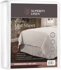 Premium Egyptian Cotton Oversized King Size Flat Sheet for Bed - 100% Cotton - Durable and Comfortable with 200 Thread Count - Soft, Breathea... - Cooling Hotel Quality Bedding Sheets and Pillowcases - Default Title