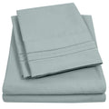 Wrinkle-Resistant 1800 Series Classic 4-Piece 1800 Thread Count 100 GSM Bed Sheet, Queen - Premium Ultra-Soft Pillowcase Pair for Sleeping - Default Title