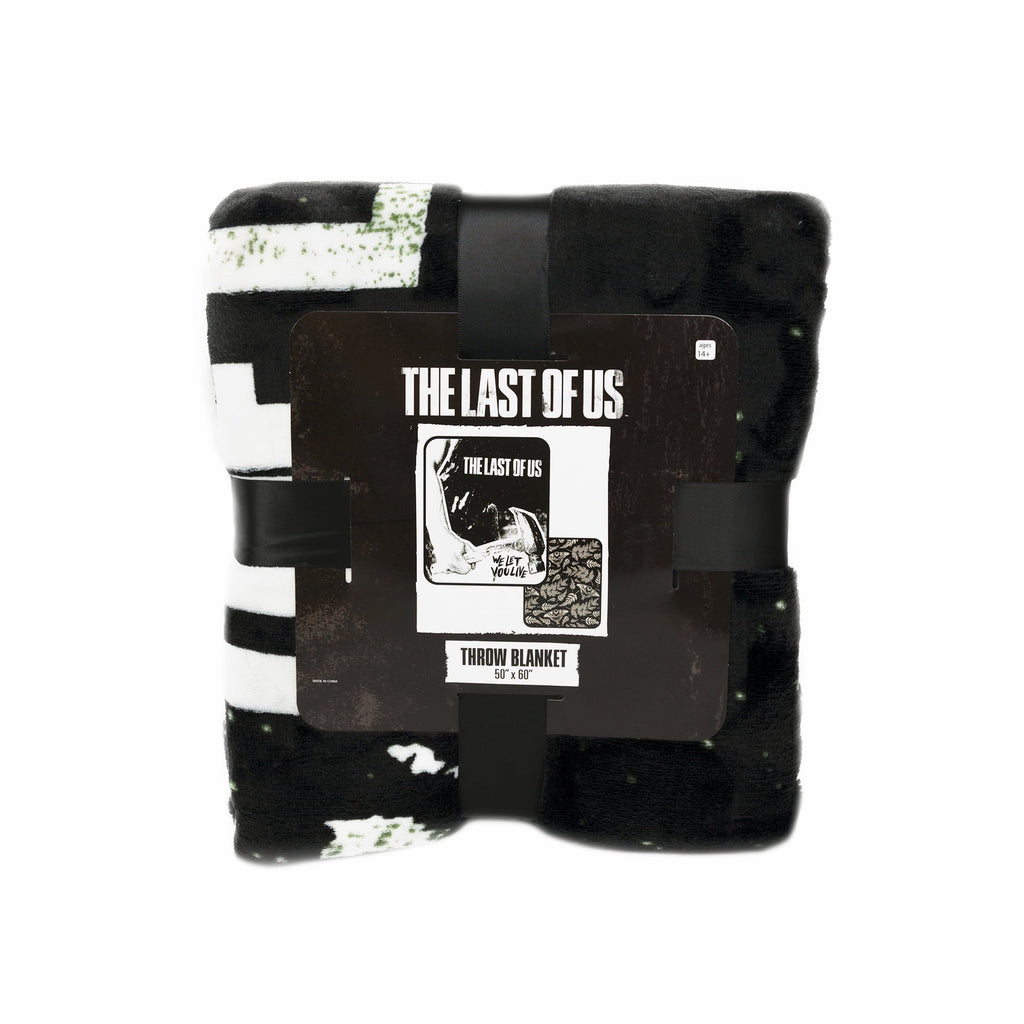 Super Soft Flannel Black and White Polyester Throw Blanket, 50" X 60" - Lightweight Plush Warm Blanket for All Seasons - Default Title