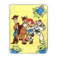 Super Soft Flannel Space Kids Throw Blanket, Soft Coral Fleece, Yellow, 46" x 60" - Cozy Fleece Throw Blanket for Couch & Bed - Default Title