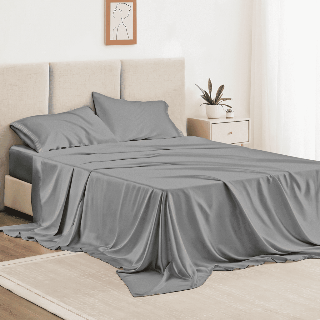 Wrinkle-Resistant Twin Bed Sheet Set 3 Piece, Hotel Luxury Super Soft 1800 Series Microfiber Bed Sheets Set, Wrinkle Free Breathable, U... - Premium Ultra-Soft Pillowcase Pair for Sleeping - Default Title