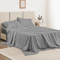 Wrinkle-Resistant Twin Bed Sheet Set 3 Piece, Hotel Luxury Super Soft 1800 Series Microfiber Bed Sheets Set, Wrinkle Free Breathable, U... - Premium Ultra-Soft Pillowcase Pair for Sleeping - Default Title