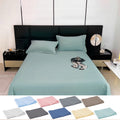 Ultra-Soft Under $5 Clearance! InsCrazy Bed Sheet, 100% Cotton Household Solid Color, Soft and breathable Bed Sheet Piece 66 x 96" - Luxury Bed Sheet Set with Deep Pockets - Default Title