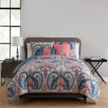 Heavyweight Warmth Casa Real 5-Piece Coral Damask Reversible Comforter Set, King, Adult, Unisex - Cloud-Like Soft Lightweight Bed Comforter - Default Title