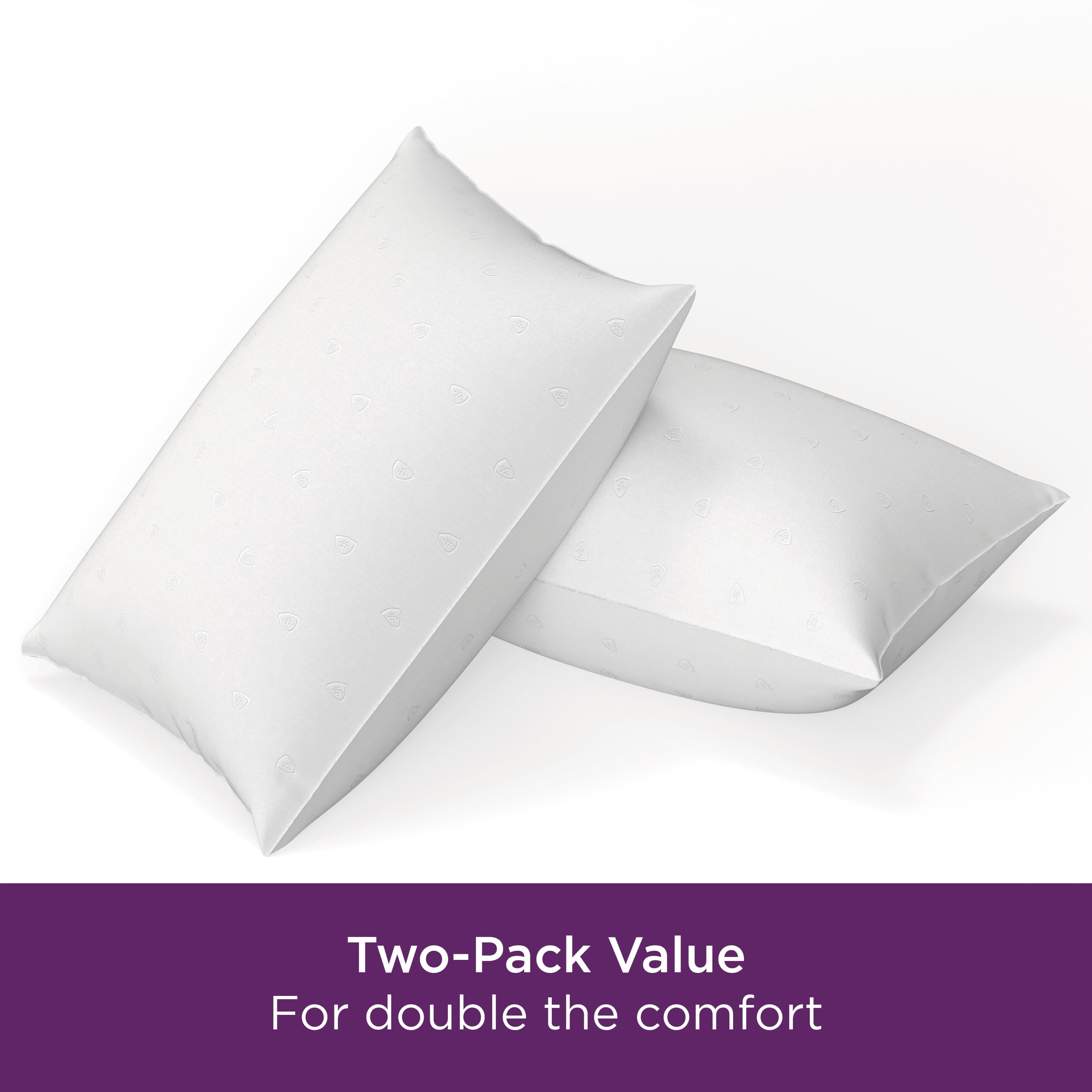 Orthopedic Support Bed Pillows, Standard/Queen (2 Count) - Orthopedic Shredded Foam Bed Pillow Set Detail