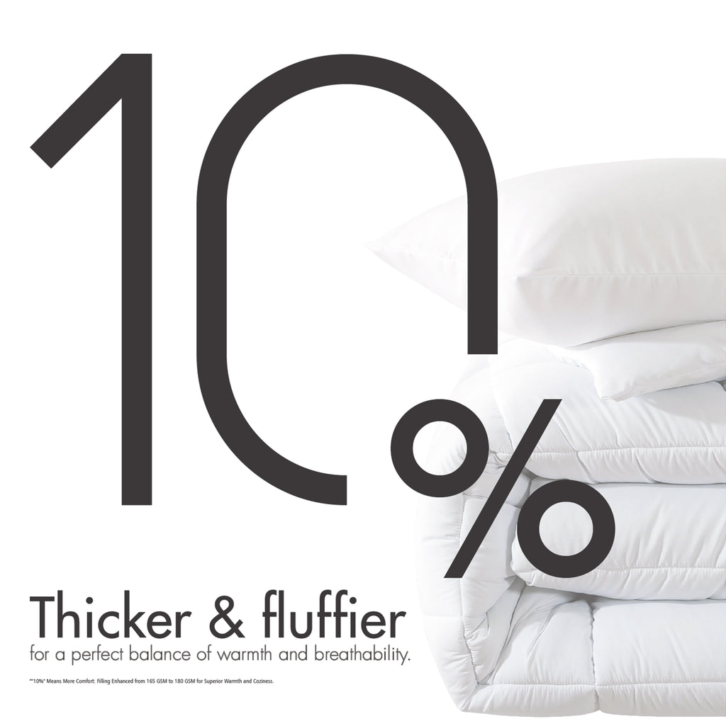 Fluffy Down Alternative Queen Size 3-Piece All-Season Down Alternative Comforter Set Deep Black (Comforter and Pillowcase Bedding Set / bed i... - Cloud-Like Soft Lightweight Bed Comforter Detail