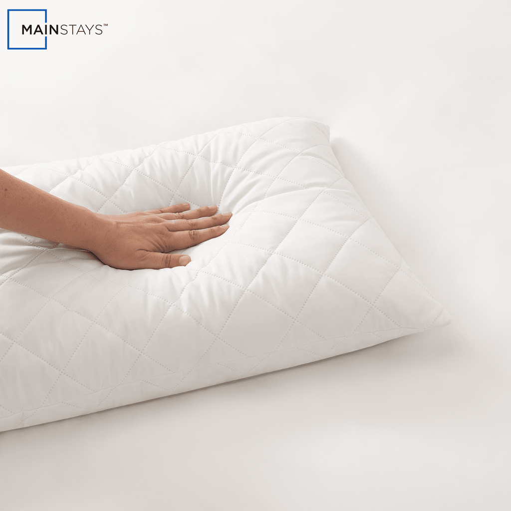Hotel Collection Memory Foam Cluster Bed Pillow, Standard Queen - Hotel Quality Plush Sleeping Pillows Detail