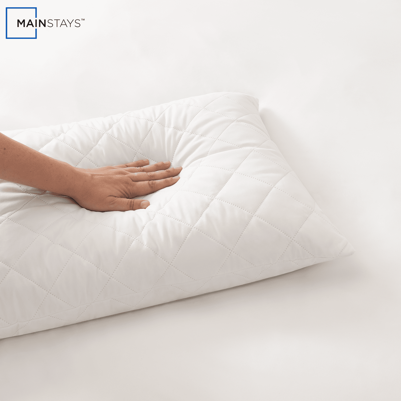 Hotel Collection Memory Foam Cluster Bed Pillow, Standard Queen - Hotel Quality Plush Sleeping Pillows Detail