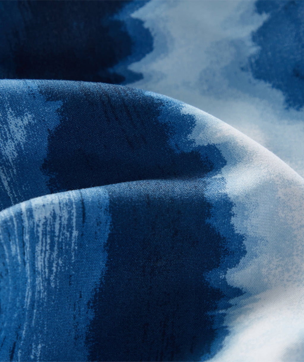 Fluffy Down Alternative Tie Dye Navy 3 Piece Comforter Set, Full - Hypoallergenic Ultra-Fluffy Quilt for Winter Detail
