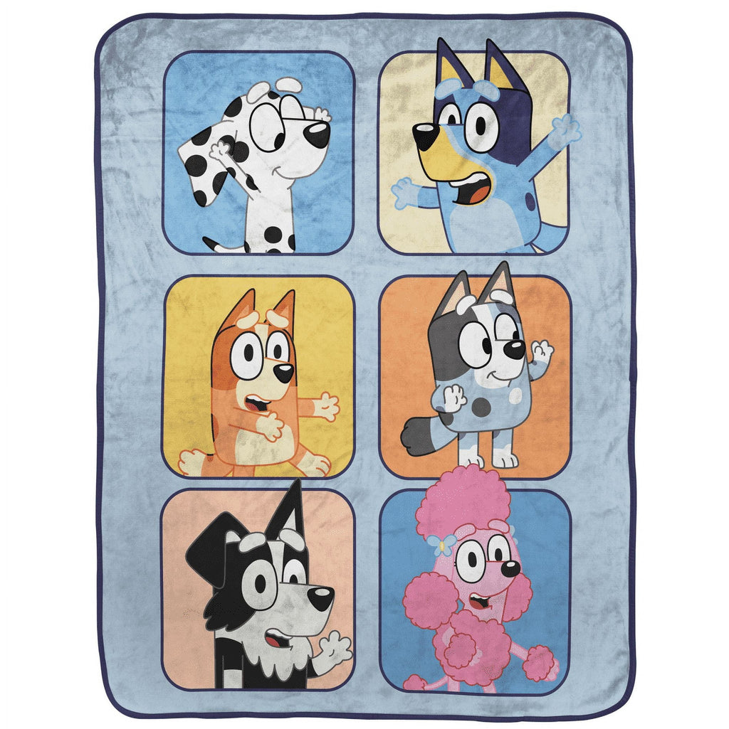 Cozy Fleece BBC & Friends 40x50 Throw Blanket - Luxury Knitted Decorative Throw Blanket with Fringes Detail