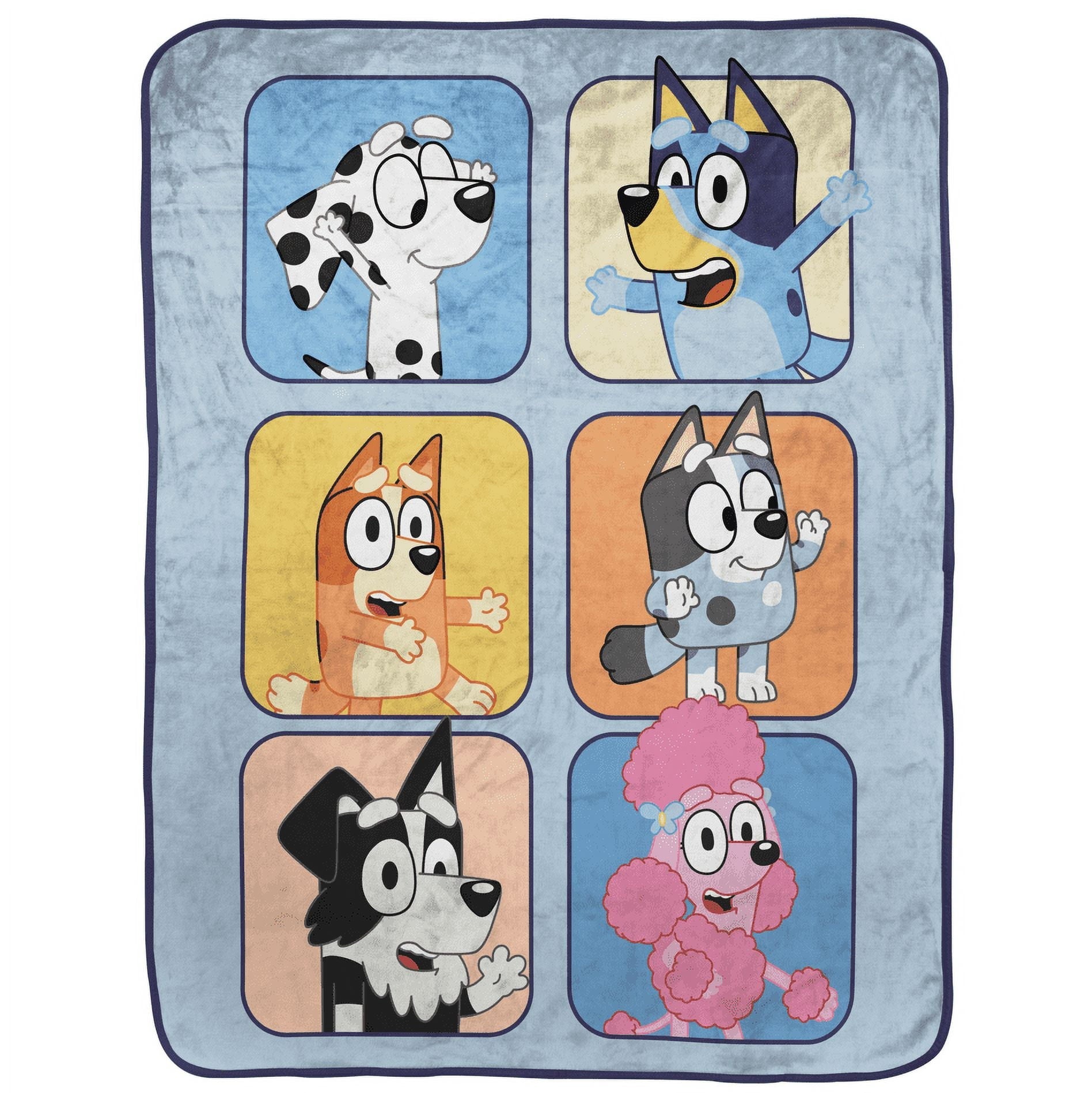Cozy Fleece BBC & Friends 40x50 Throw Blanket - Luxury Knitted Decorative Throw Blanket with Fringes Detail