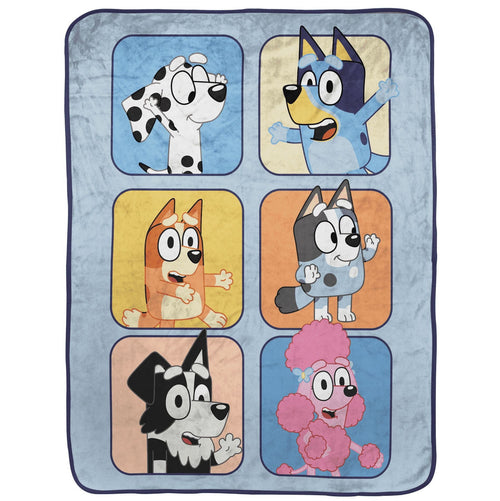 Cozy Fleece BBC & Friends 40x50 Throw Blanket - Luxury Knitted Decorative Throw Blanket with Fringes Detail
