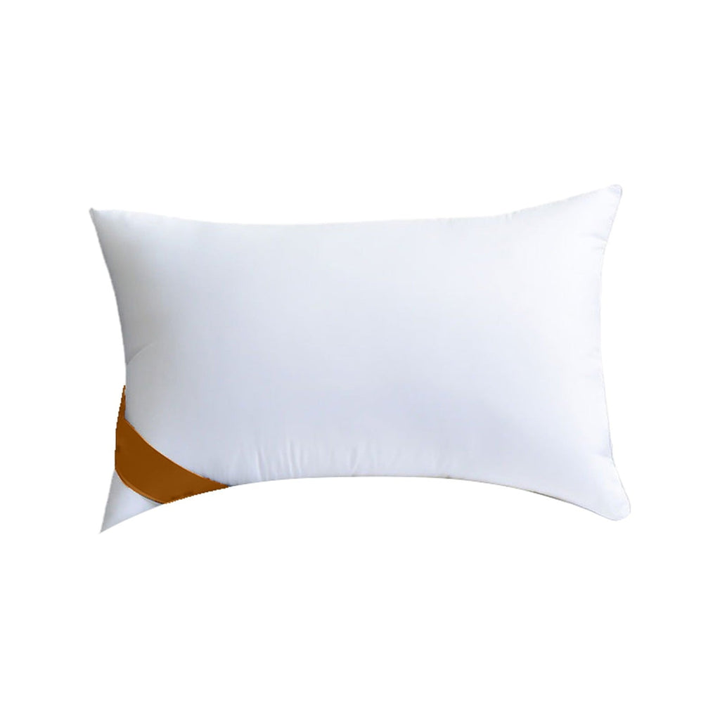 Decorative Plump Pillows Set of 2 - White Pillows 2 Pack Hotel Quality Bed Pillows for Sleeping Soft and Supportive Pillows for Side, ... - Orthopedic Shredded Foam Bed Pillow Set Detail
