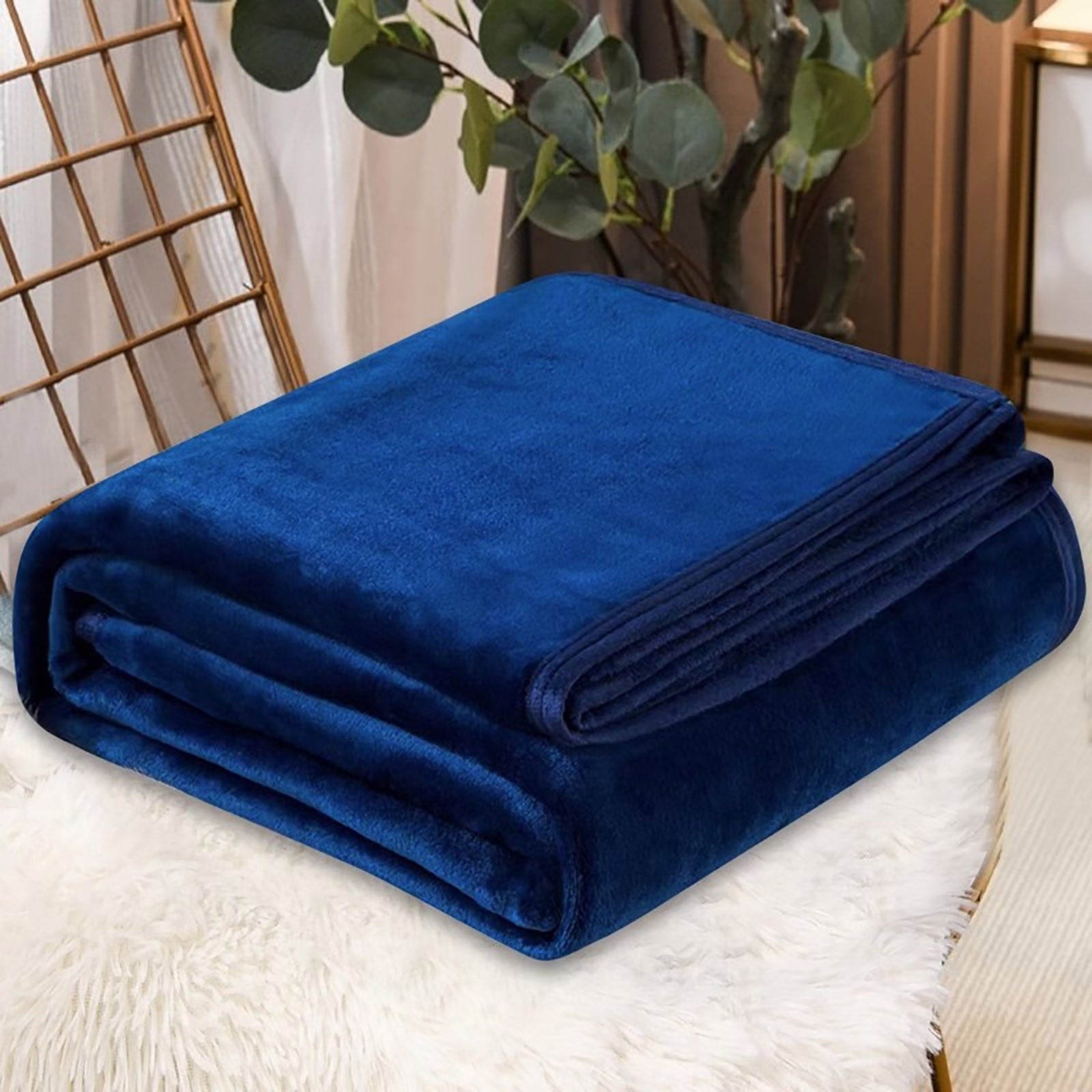Lightweight Warm 28x39 Inch Soft Thick Gentle Cozy Throw for Couch Lightweight Warm Home Throw for Living Room Bedroom - Lightweight Plush Warm Blanket for All Seasons Detail