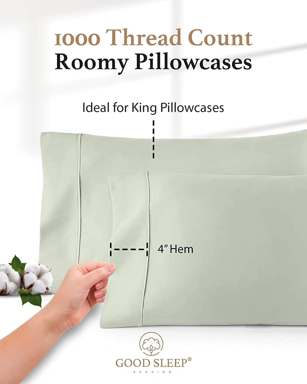 Premium Egyptian Cotton Queen Size Flat Sheet Only - Hotel Style 100% Egyptian Cotton Sheet, Soft & Breathable, Sateen Weave 800 Thread Count... - Luxury Bed Sheet Set with Deep Pockets Detail