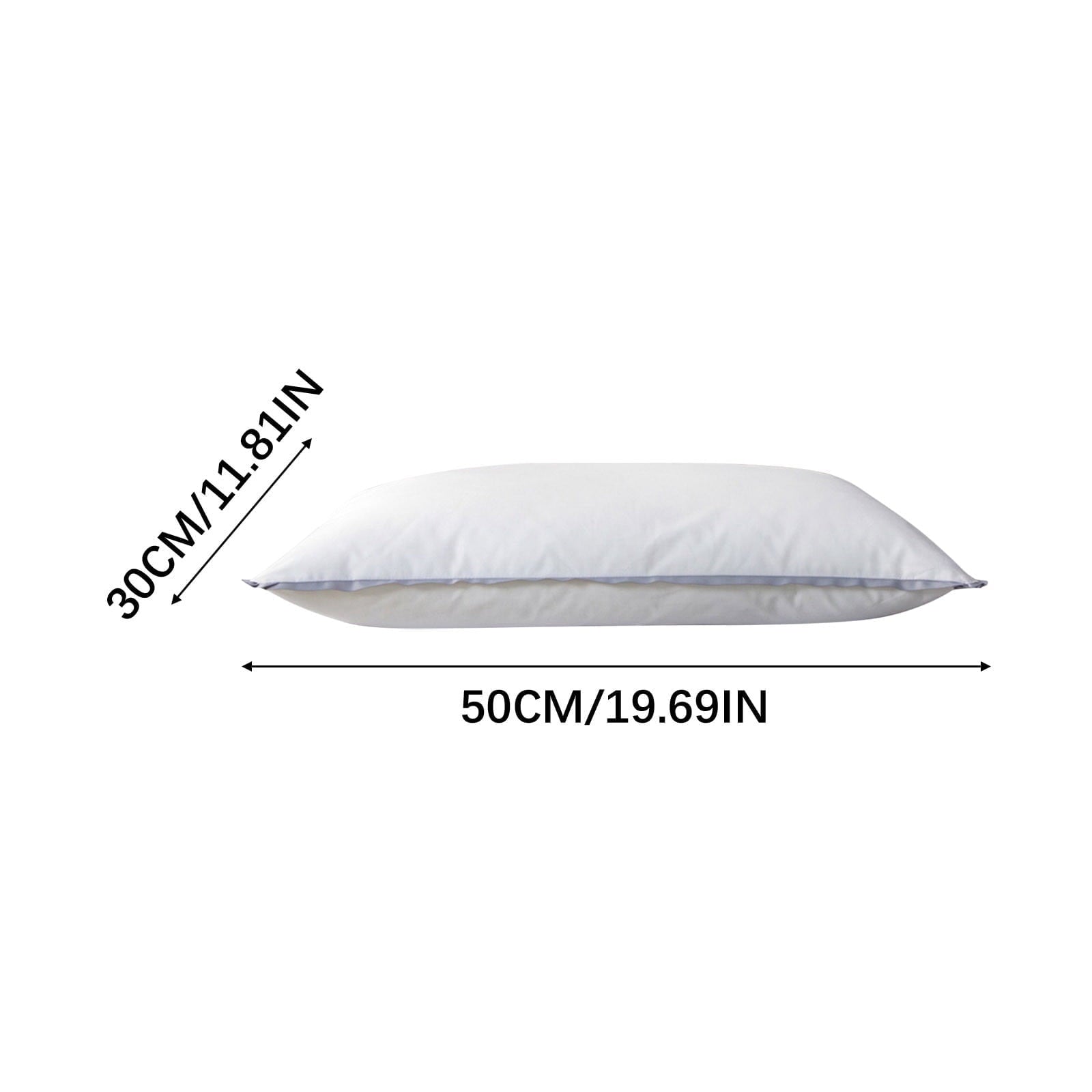 Hotel Collection Flat Pillows for Sleeping Thin, Ultra Thin Pillow, Adjustable Shredded Memory Foam Pillows for Side Back Stomach Slee... - Orthopedic Shredded Foam Bed Pillow Set Detail