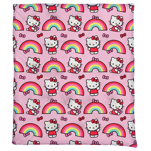 Cozy Fleece Kids Squishy Cloud Throw Blanket, 46 x 60 inches - Super Soft Reversible Sherpa Flannel Blanket Detail