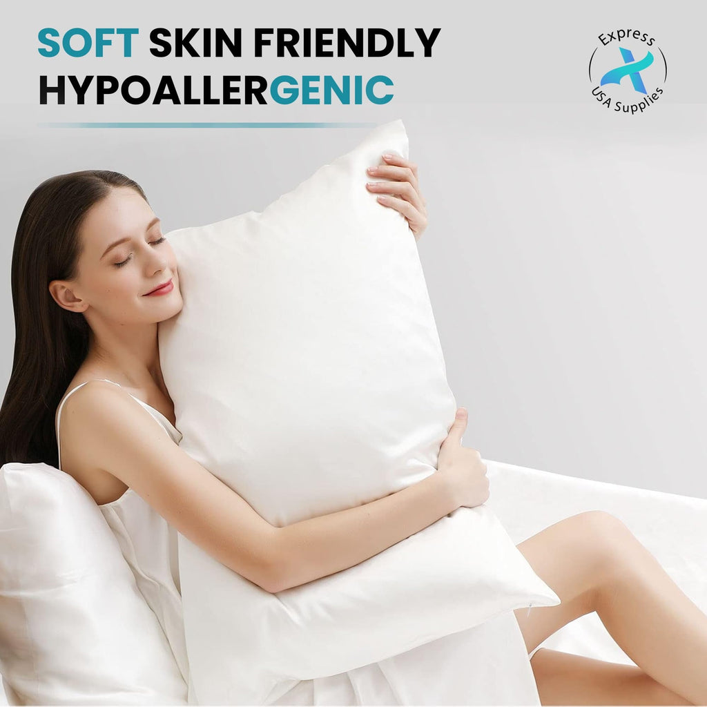 Ergonomic Memory Foam 2-Pack Standard Bed Pillows – Soft, Breathable & Hypoallergenic for Better Sleep - Hotel Quality Plush Sleeping Pillows Detail