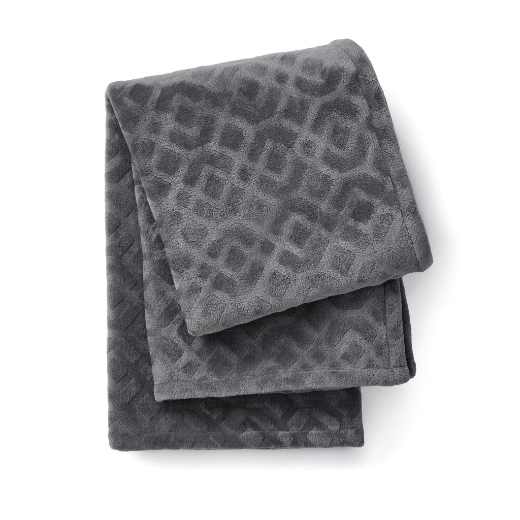 All-Season Rich Black 5 Piece Damask Stripe Comforter Set, King, Adult, Unisex - All-Season Down Alternative Comforter Insert Detail